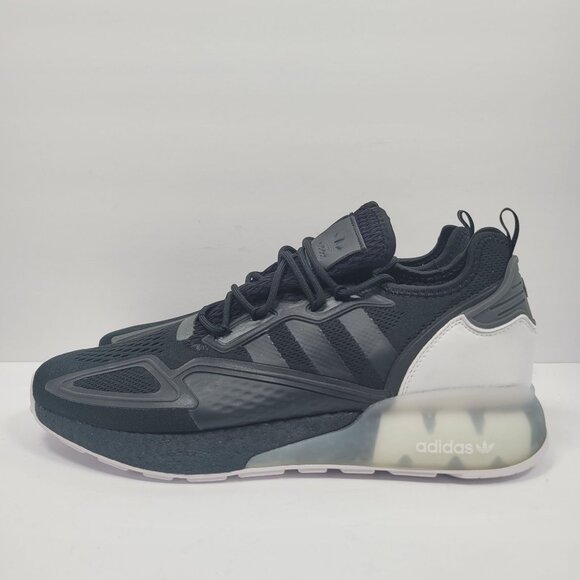 Adidas ZX 2K Boost 2020 Men's Black White Sneakers FZ2946 US Size 12 NWT - Picture 4 of 10
